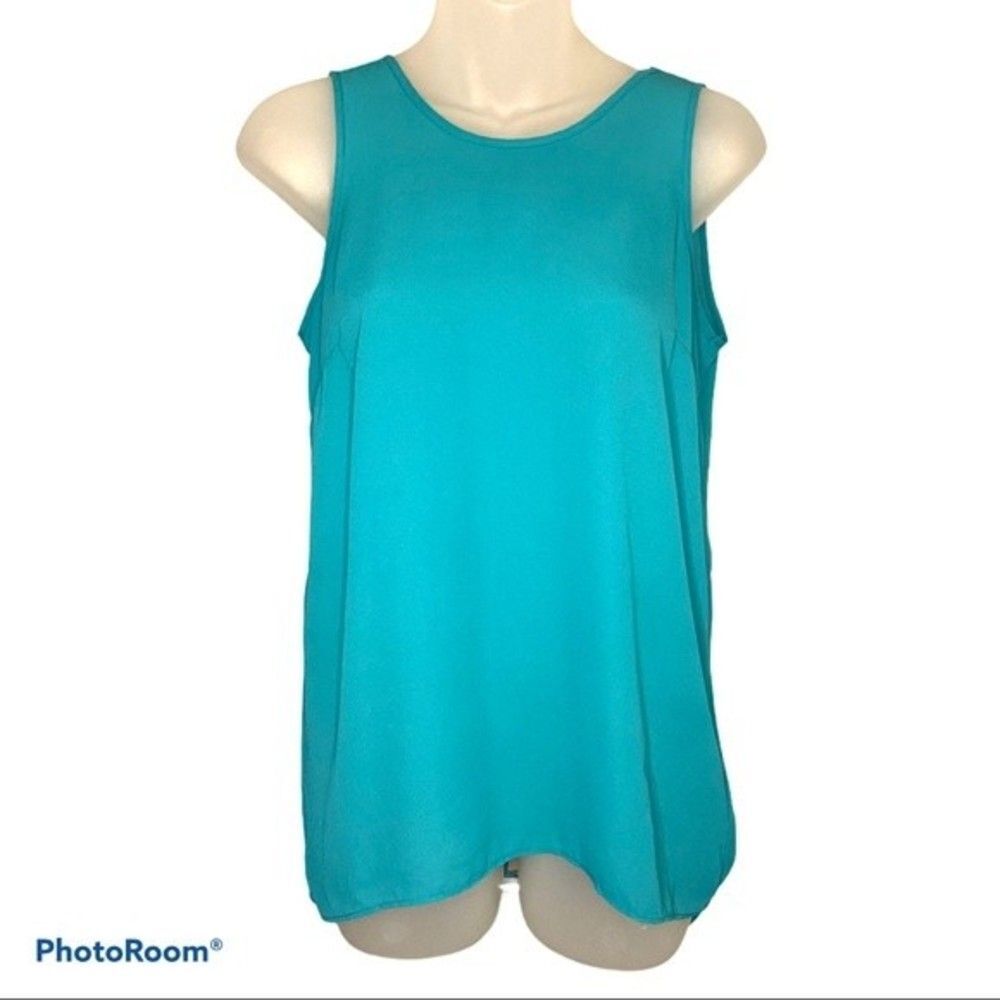 Mossimo Supply Co. Teal Sleeveless Blouse Size XS